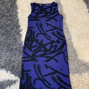 Top shop calf length dress